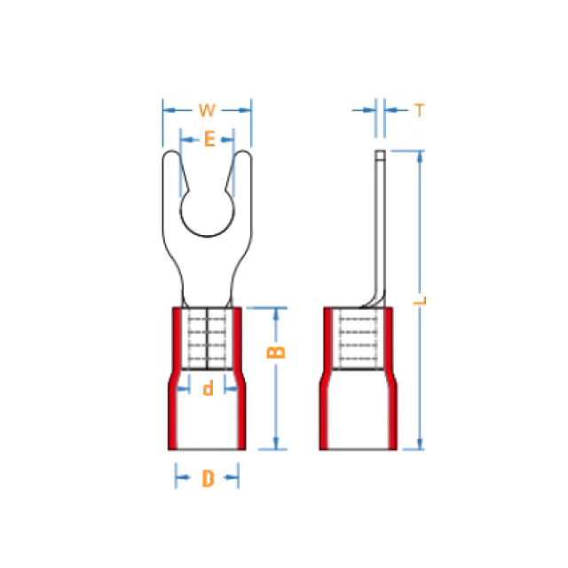 锁扣形绝缘端子