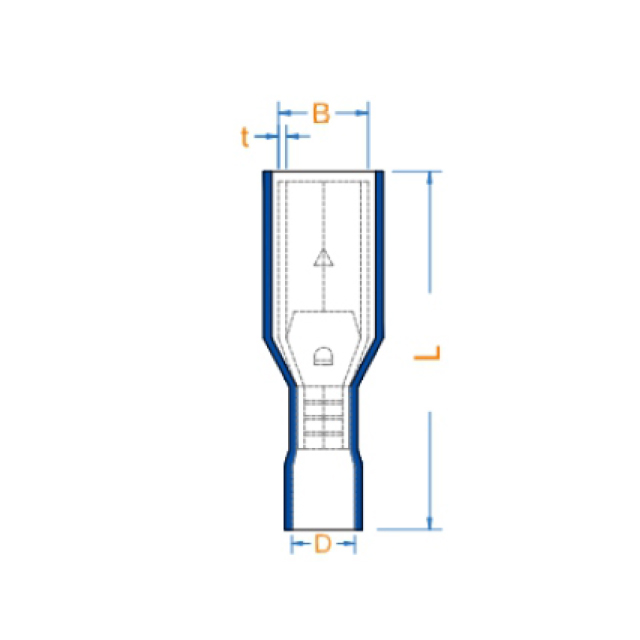 子弹形（母）绝缘接头