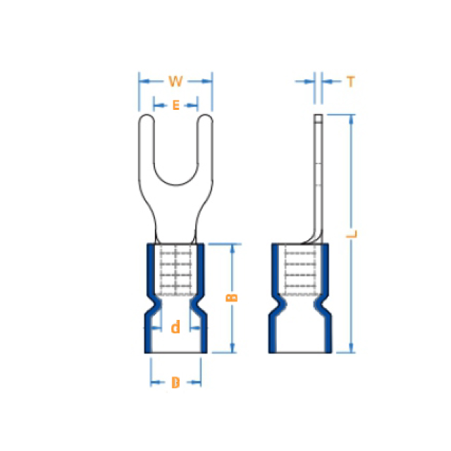 （易捷形）叉形绝缘端子