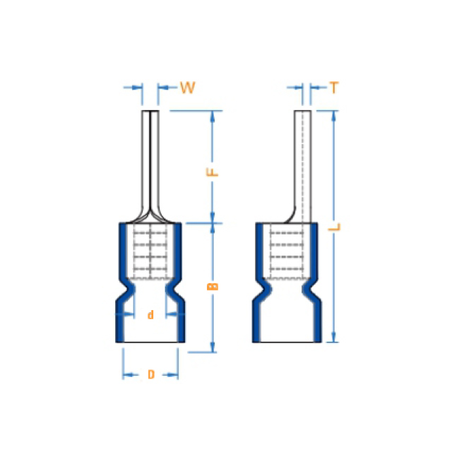 （易捷形）片形绝缘端子