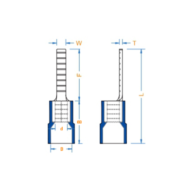 片形（尼龙）绝缘端子
