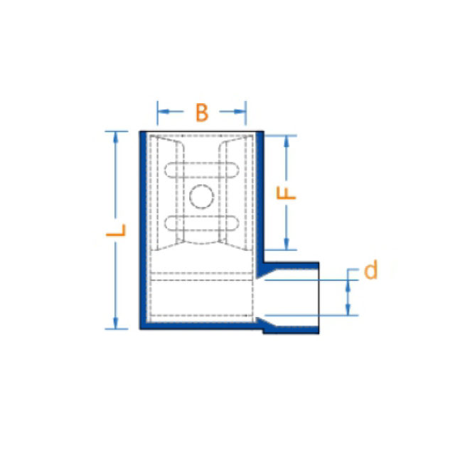 旗形（尼龙）母绝缘接头