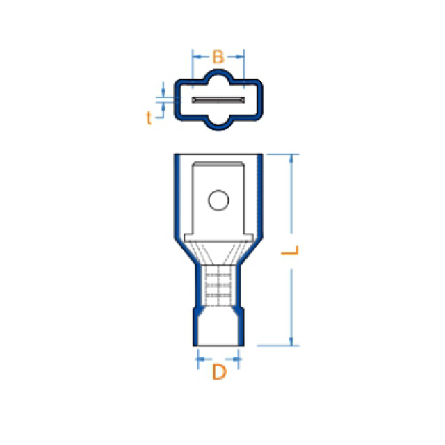 公（尼龙）全绝缘接头(AL系列）