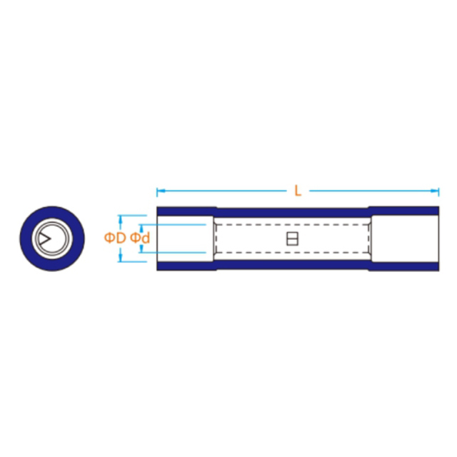 长形（尼龙）全绝缘中间接头