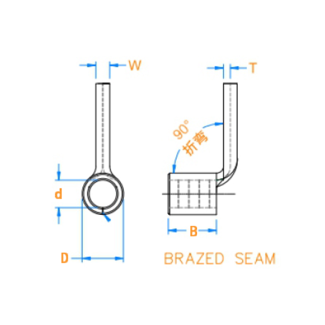 针形裸端子（90D）