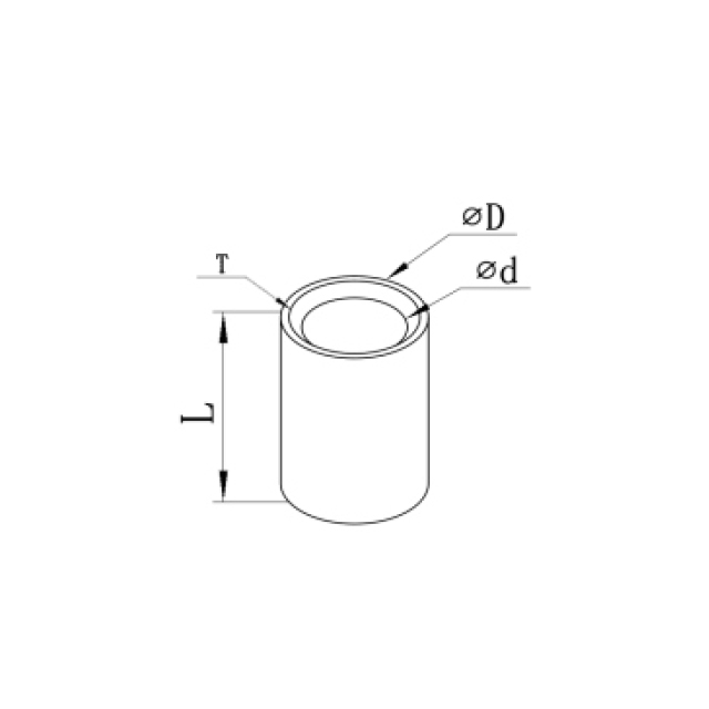 中间裸接头（短形）