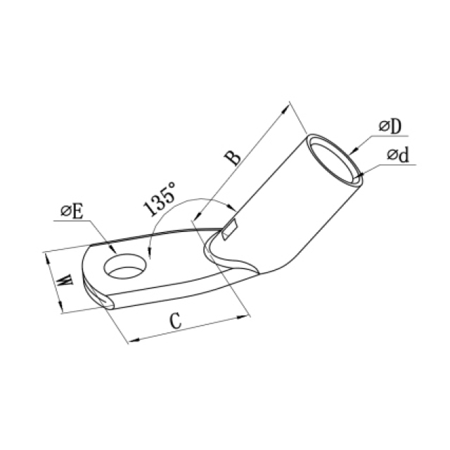 LYF铜管端子(45D)
