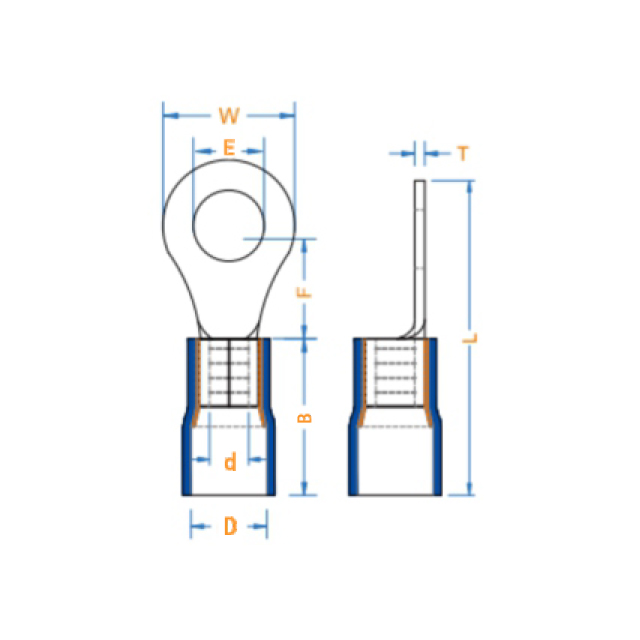 圆形（双压式）绝缘端子