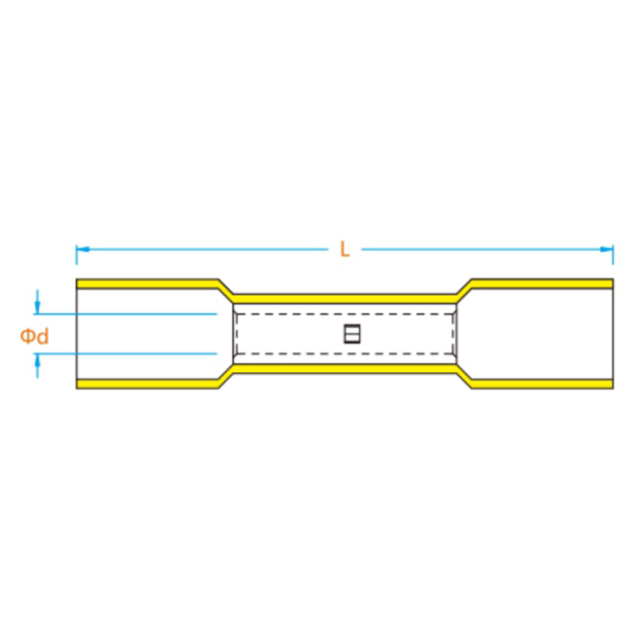 BHT防水热缩中接端子