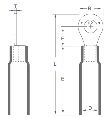 圆形热缩防水端子