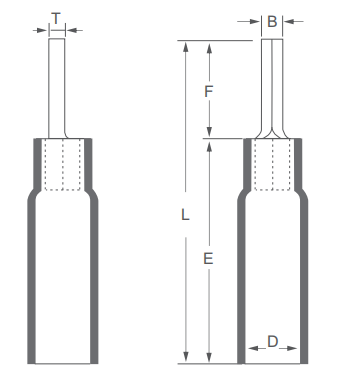 针形热缩防水端子